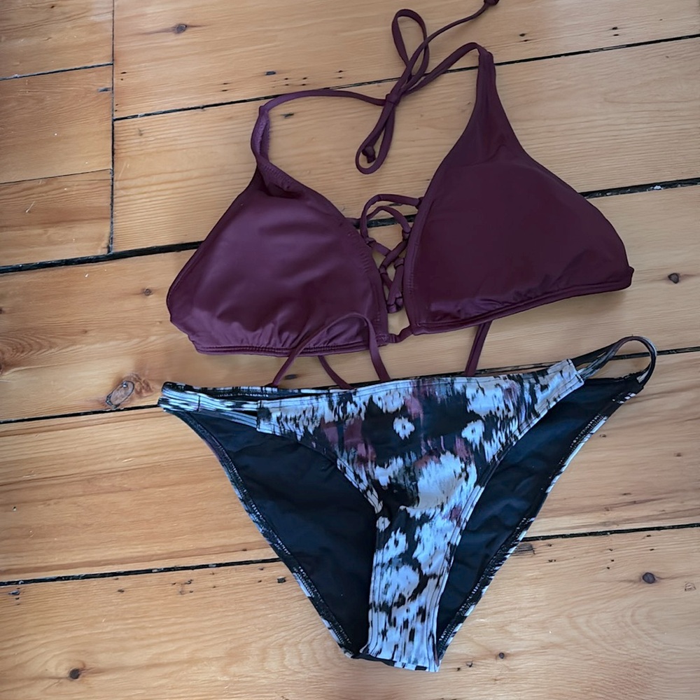 Two piece halter top bikini